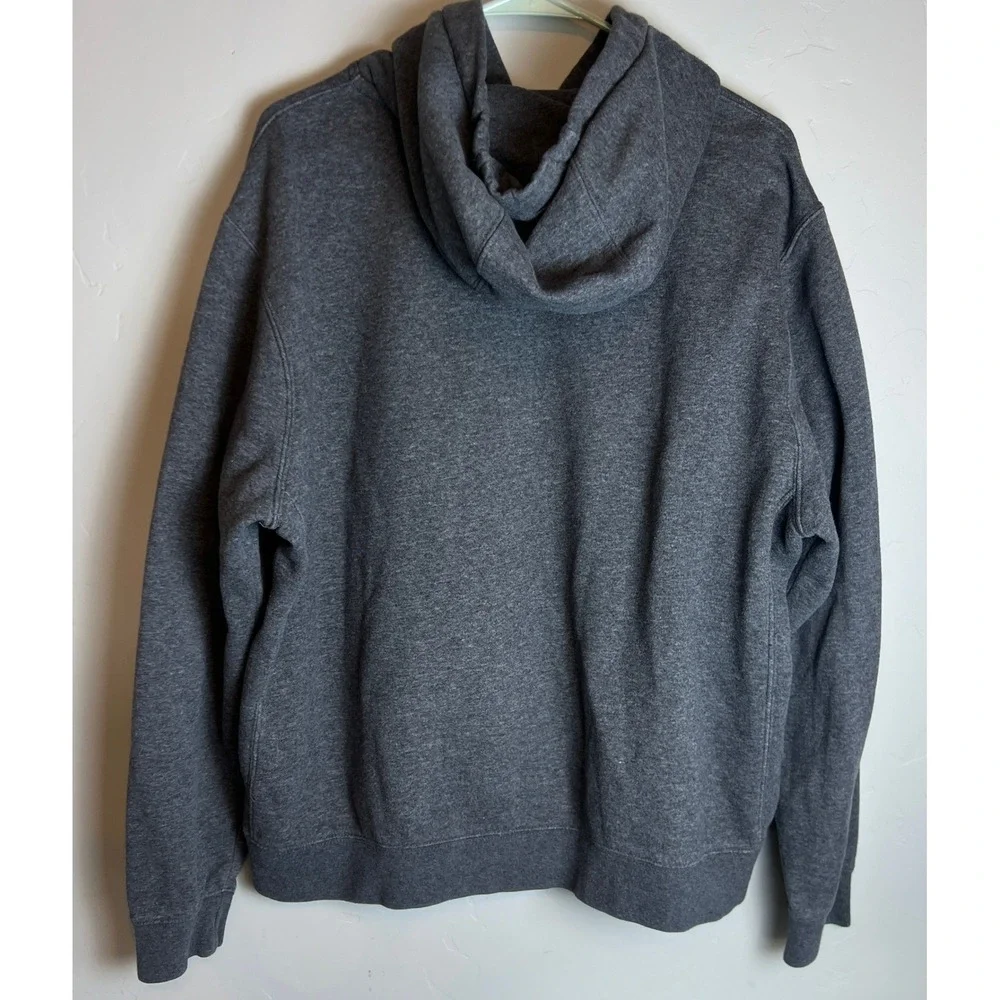 Nike‎ Club Fleece Hoodie Mens L Gray Pullover Sweatshirt Swoosh
